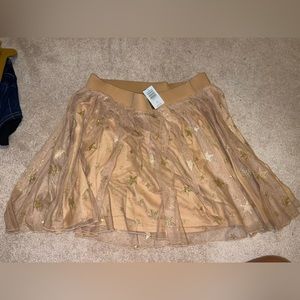 NWT gold star skirt 1x (14-16)